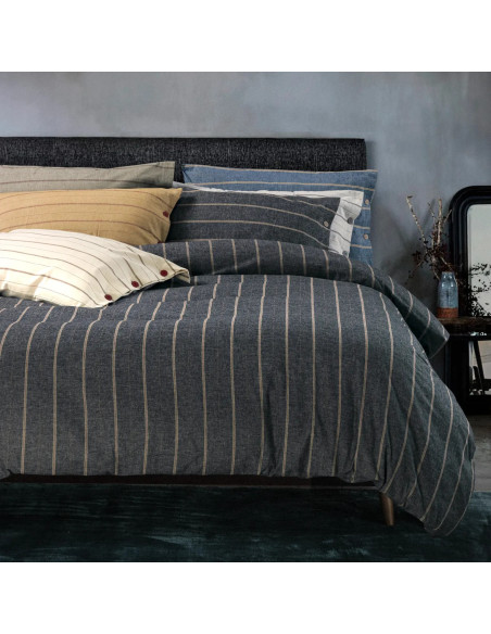 CELSY Copripiumino matrimoniale Flanella cotone