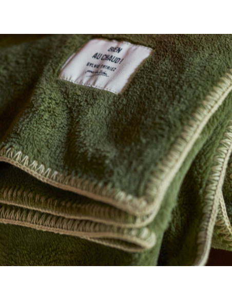 BIEN AU CHAUD Coperta plaid micro pile soffice e leggera