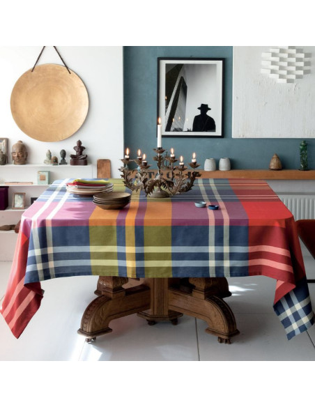 TOVAGLIA 1379 Quadrata tessuto puro cotone tinto filo