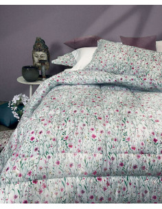 NINFA Trapunta matrimoniale invernale raso cotone