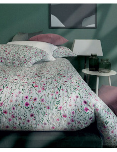 NINFA Copripiumino matrimoniale raso cotone