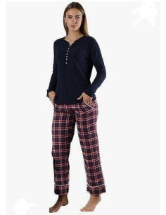 Pigiama donna MARYHOME cotone e flanellina
