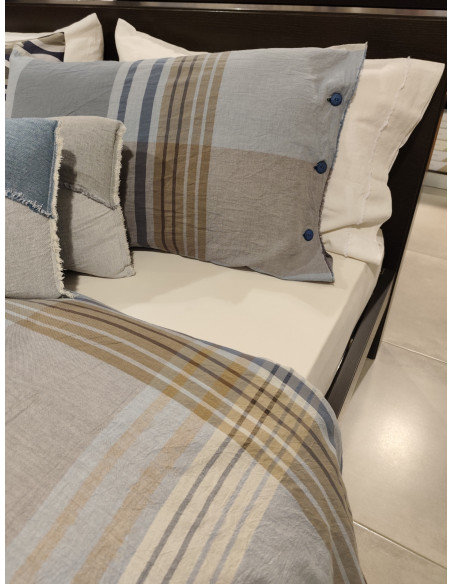 SERENA Parure Copripiumino cotone no stiro