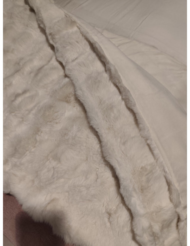 LONDRA Coperta matrimoniale morbida ecopelliccia