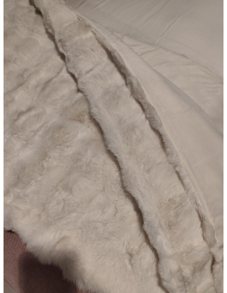 LONDRA Coperta matrimoniale morbida ecopelliccia