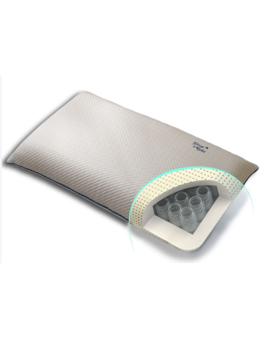 ZEFIRO Guanciale ergonomico memory a molle indipendenti