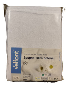 SPUGNA Coprimaterasso spugna elasticizzata