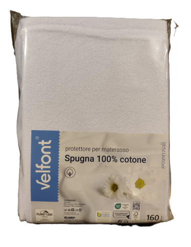 SPUGNA Coprimaterasso spugna elasticizzata