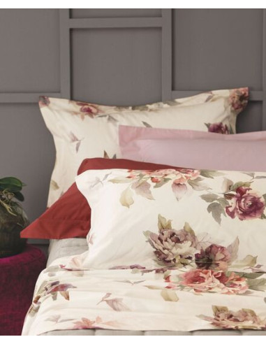 HILLARY Completo Lenzuola matrimoniale cotone