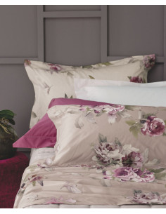 HILLARY Completo Lenzuola matrimoniale cotone