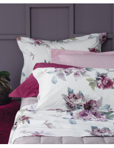 HILLARY Completo Lenzuola matrimoniale cotone