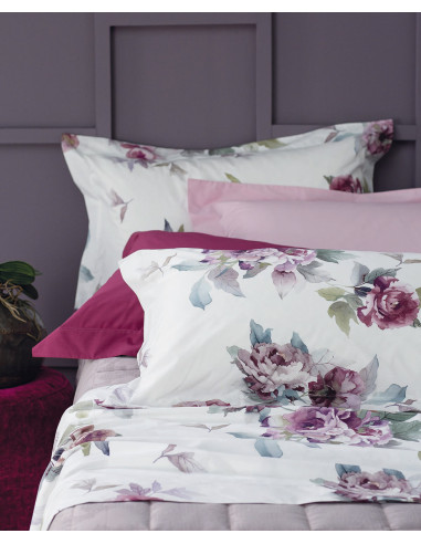 HILLARY Completo Lenzuola matrimoniale cotone