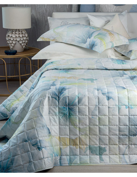 BELLA DI NOTTE Copriletto raso cotone