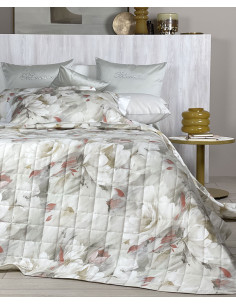 RANUNCOLO Copriletto trapuntato