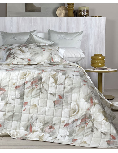 RANUNCOLO Copriletto trapuntato