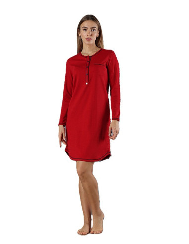 GRANITA Camicia da notte puro cotone interlock