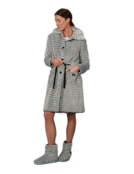 ROMINA Vestaglia donna micro pile invernale