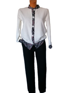 TUTA donna invernale pelliccetta soffice invernale