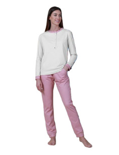Offerta pigiama donna MARYHOME puro cotone interlock di qualità