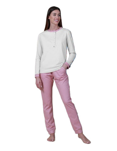 Offerta pigiama donna MARYHOME puro cotone interlock di qualità