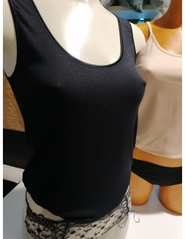 CANOTTIERA DONNA  spalla larga  morbido modal