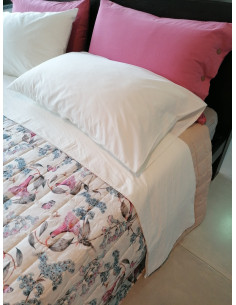 CAMPANULA Copriletto trapuntato matrimoniale cotone percalle 2