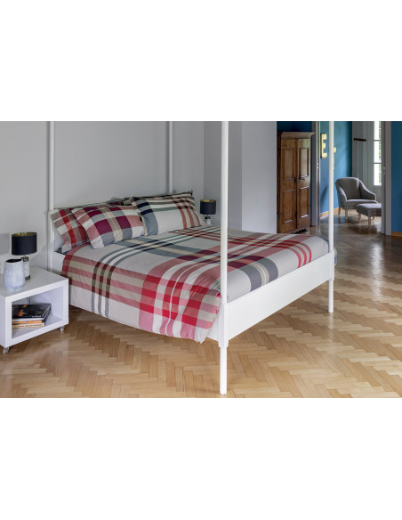 BIRR Novità Lenzuolo matrimoniale con federe puro cotone pettinato