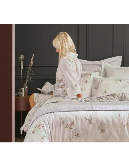 DELICATESSE PERLE Copripiumino matrimoniale raso sateen 120 fili