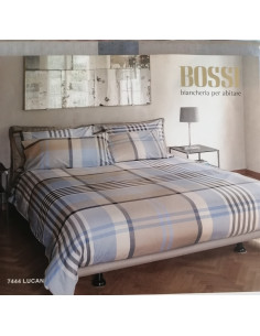 LUCAN Copripiumino con Federe cotone tinto filo