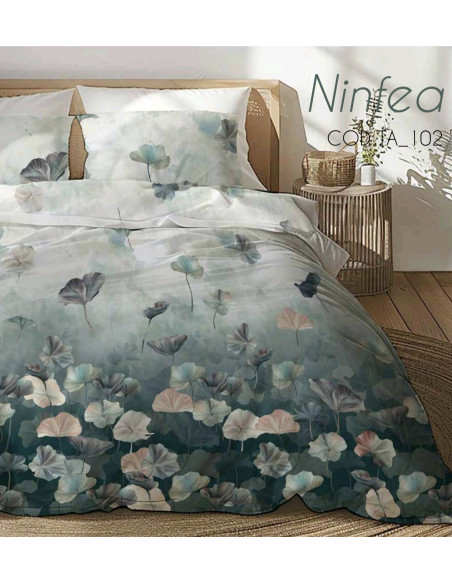 NINFEA Copripiumino con federe