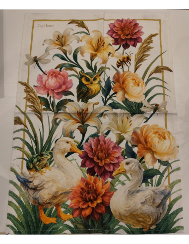 PITTORESCO Canovaccio cotone panama stampa digitale alta definizione