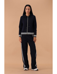 NEUTRO Tuta donna zip con cappuccio