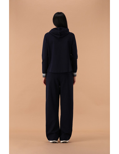 NEUTRO Tuta donna zip con cappuccio