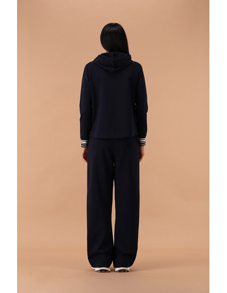 NEUTRO Tuta donna zip con cappuccio