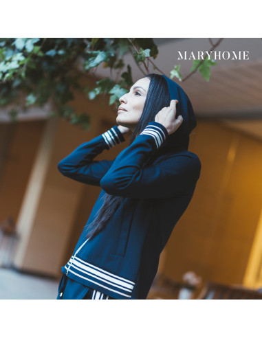 NEUTRO Tuta donna zip con cappuccio