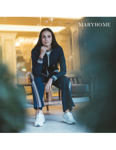 NEUTRO Tuta donna zip con cappuccio