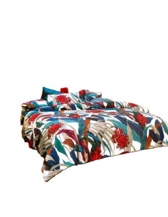 BALI Copripiumino matrimoniale raso cotone 300 tc