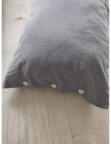 ISEA Copripiumino matrimoniale cotone tinto filo