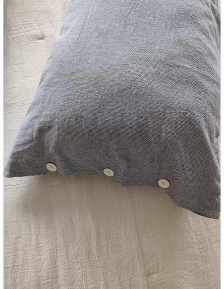 ISEA Copripiumino matrimoniale cotone tinto filo