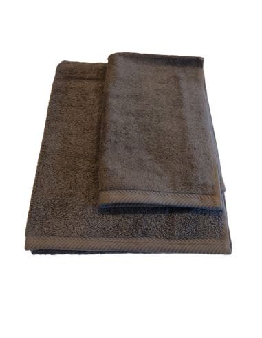 DEA Coppia Asciugamani spugna morbidi assorbenti