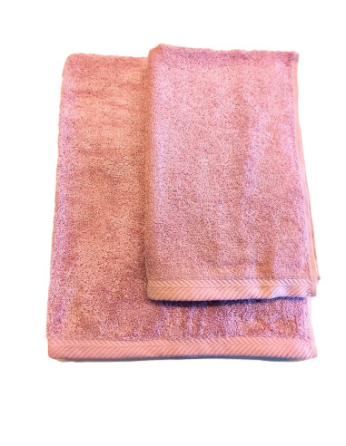 DEA Coppia Asciugamani spugna morbidi assorbenti