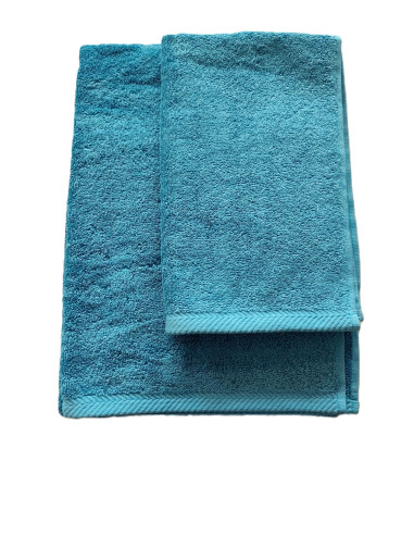 DEA Coppia Asciugamani spugna morbidi assorbenti