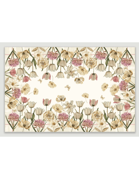 PAPER Tovaglia da 8 stampa digitale su cotone panama