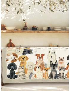 AMICI Tovaglia cotone panama stampa digitale