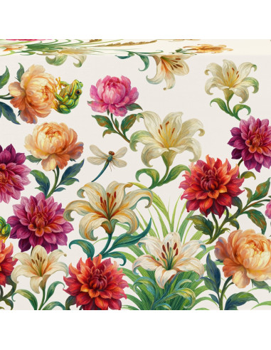 PITTORESCO Tovaglia da 8 cotone panama stampa digitale