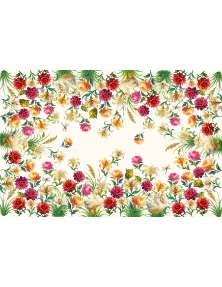 PITTORESCO Tovaglia da 8 cotone panama stampa digitale