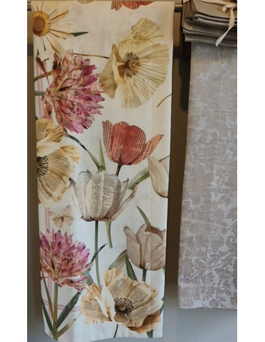 PAPER Tovaglia da 8 da 12 stampa digitale su cotone panama