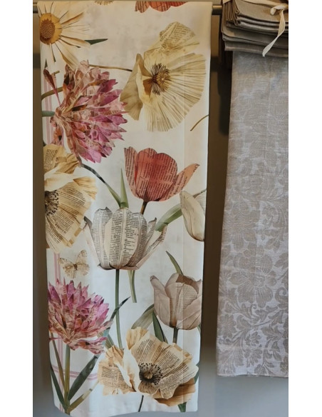 PAPER Tovaglia da 8 da 12 stampa digitale su cotone panama