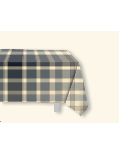 TOVAGLIA 1433 Tovaglia da 16 posti cotone tinto filo