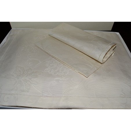 SIGNORIA FIRENZE - GREVE Tovaglia Jacquard da 12 con tovaglioli